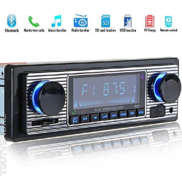 autoradio bluetooth lecteur mp3 stéréo usb aux autoradio