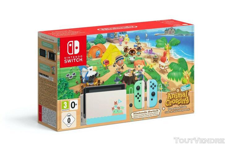 nintendo switch édition limitée animal crossing