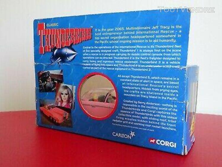 ancienne voiture corgi 00601 lady pink thunderbirds rolls ro