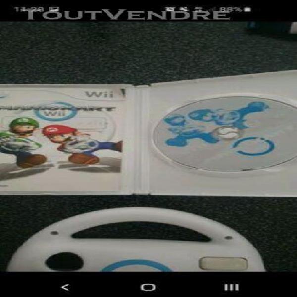 Mario kart + volant pour nintendo wii