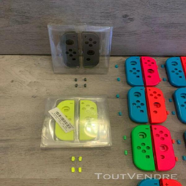 nintendo switch lot de 28 coque semi hs manette joy con + bo