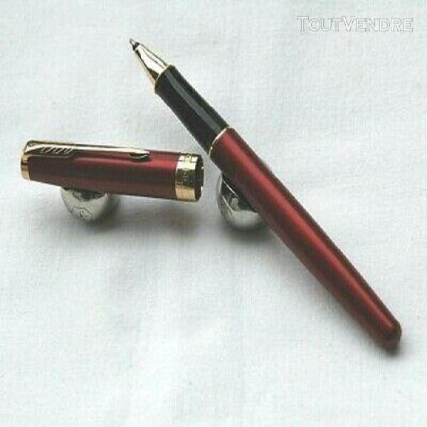 Stylo roller bille de prestige parker sonnet laque bordeaux