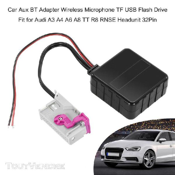 adaptateur de voiture aux bt adaptateur micro sans fil tf cl