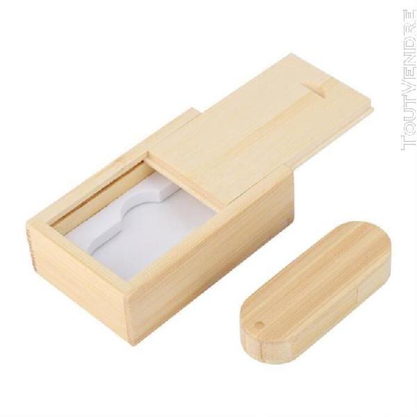 Boyou boîtier bamboo stockage de données clé usb 2.0