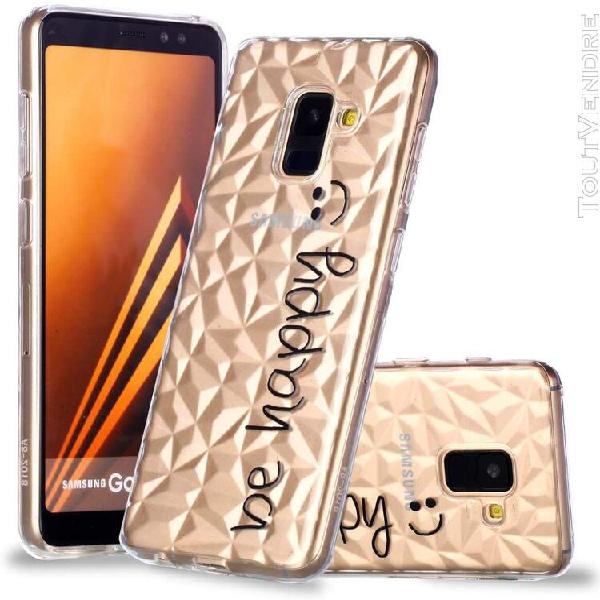 coque de protection pour samsung galaxy a8 2018, téléphone