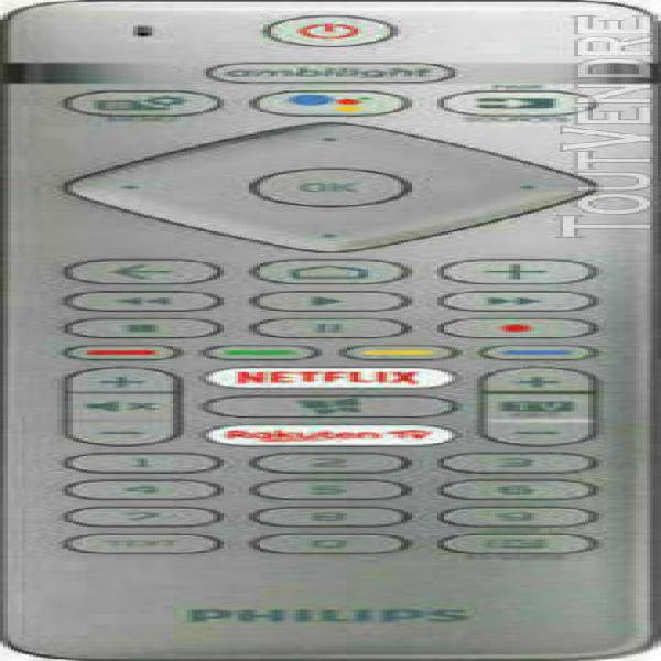 télécommande philips -, pour tv philips ambilight the one