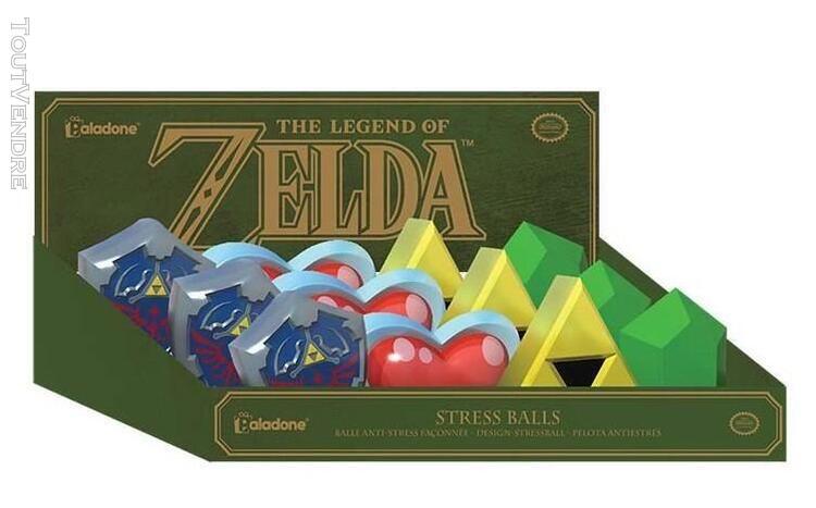 Legend of zelda présentoir balles anti-stress 3d 8 cm (16)