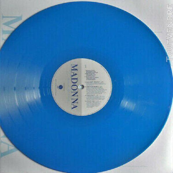 madonna "true blue" blue vinyl lp rare brand new, but opened