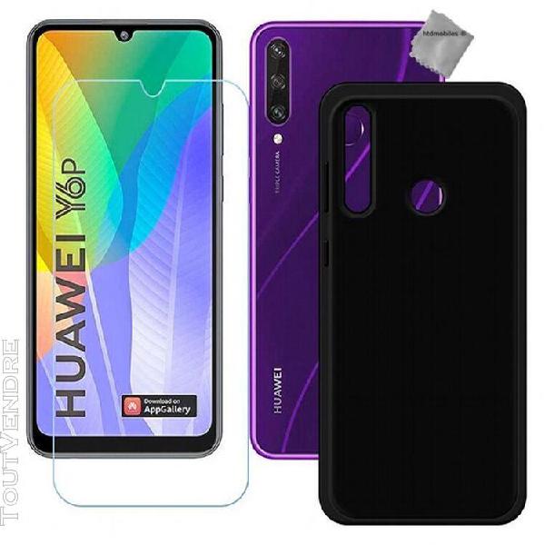 housse etui coque pochette silicone gel fine pour huawei y6p