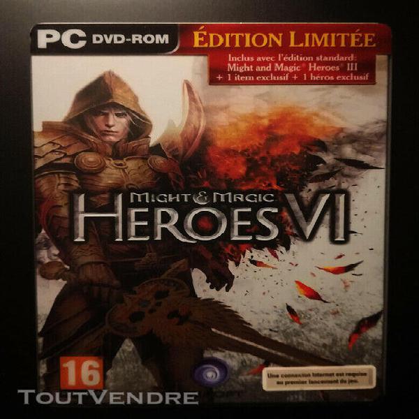 Might &amp; magic - heroes vi 6 - édition limitée steelbook -