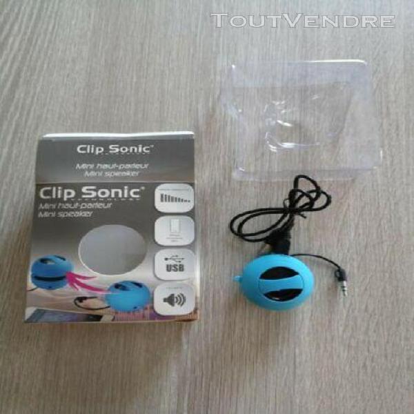 Mini haut parleur clip sonic