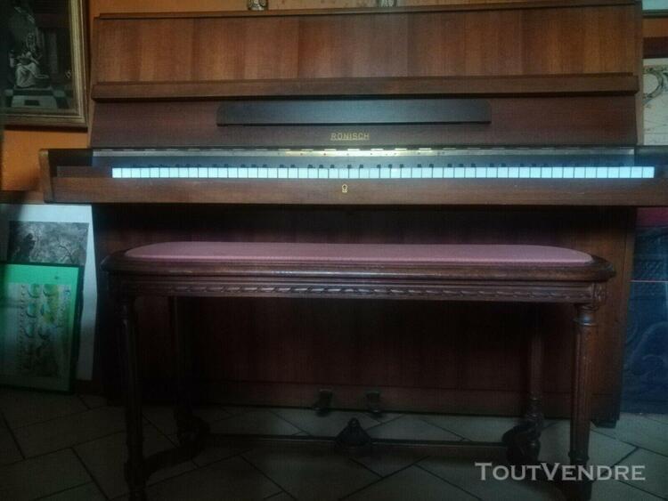 piano droit ronish deluxe cadre métallique