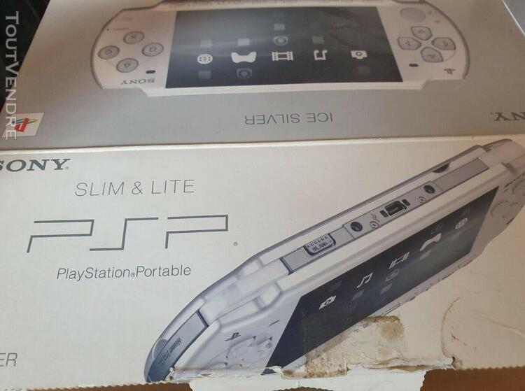 Sony psp slim&amp;lite: ice silver  (2004is)