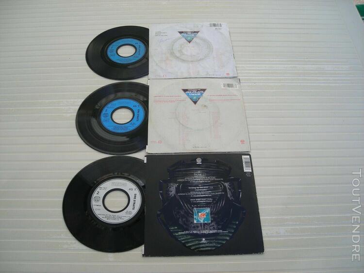 dire straits 45 tours (x 3) money for nothing / so far away