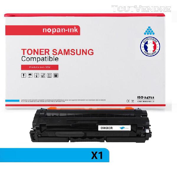 nopan-ink // x1 toner samsung clt-c506l els compatible samsu