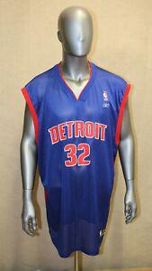 Maillot jersey nba reebok detroit pistons # 32 hamilton 3xl