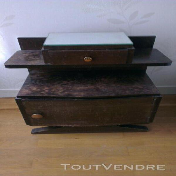 table de chevet vintage années 60 gauche