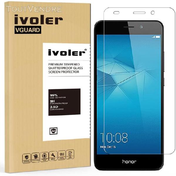 Verre trempé pour huawei honor 5c, film protection en verre