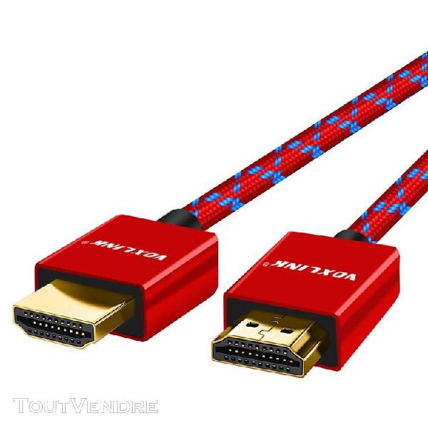 hdmi câbles câble hdmi voxlink 3ft6ft10ft ultra haute