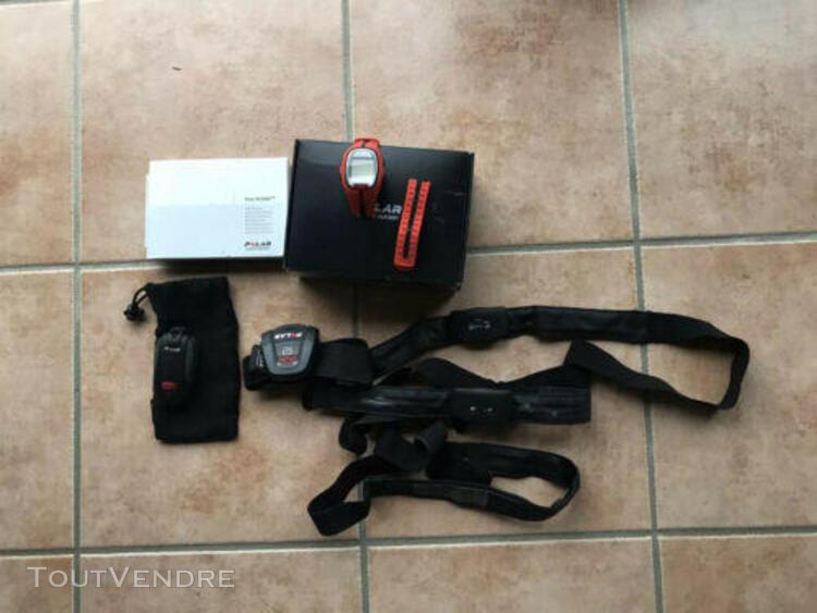 lot montre polar rs300x + g1 gps + footpod + ceinture cardi