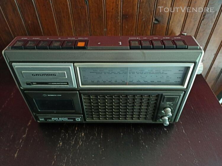 vintage radio cassette grundig rr 200