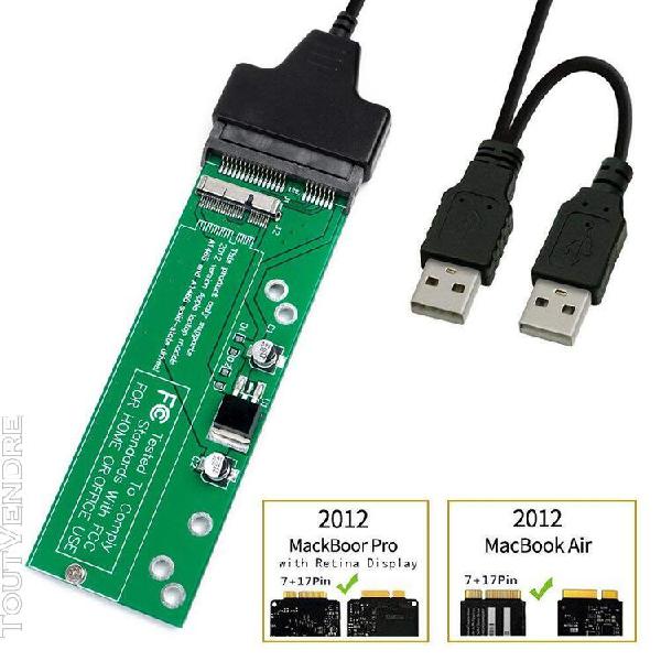Version 2012 macbook air et pro retina ssd carte de converti Version 2012 macbook air et pro retina ssd carte de converti