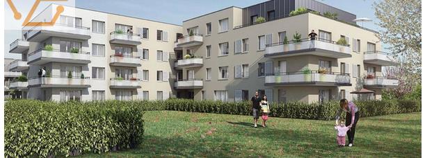 appartement neuf 3 pièces avec balcon