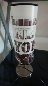 lampe bureau motif new york