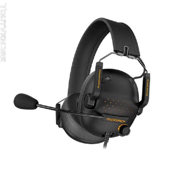 7.1 casque surround sound pro filaire casque stéréo de jeu