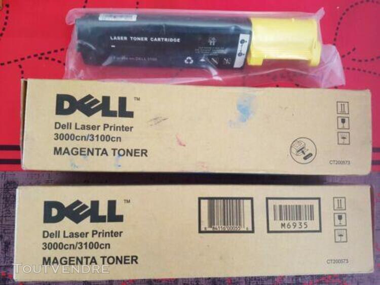 Dell 3100cn color laser cartouche de toner magenta d&#39;origine