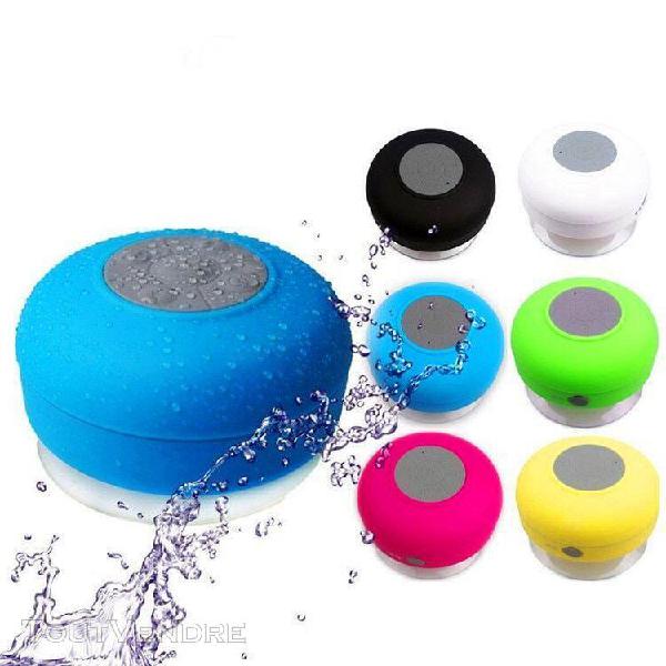 Jqaiq sans fil bluetooth haut parleur étanche douche haut