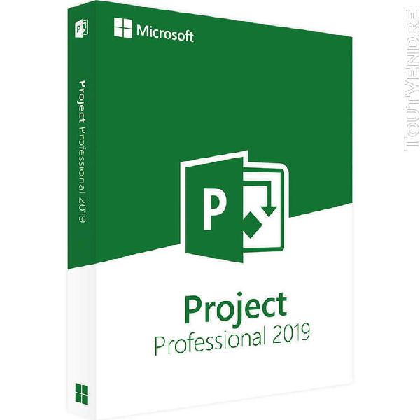 microsoft projet 2019 pro professional |version