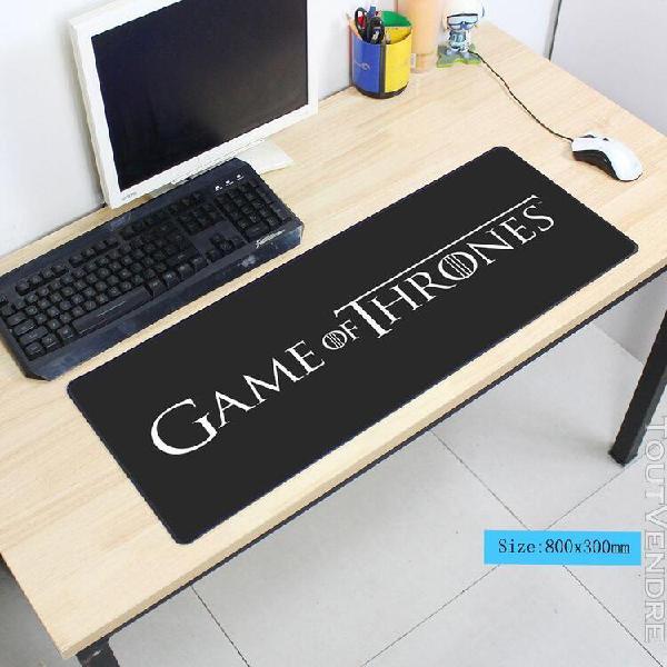 game of thrones tapis de souris 80x30cm tapis à souris