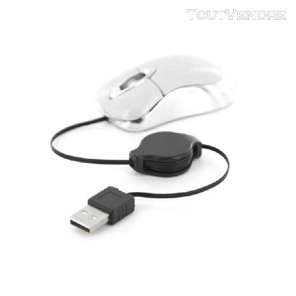 mobility lab travel retractable - souris - filaire - usb - b