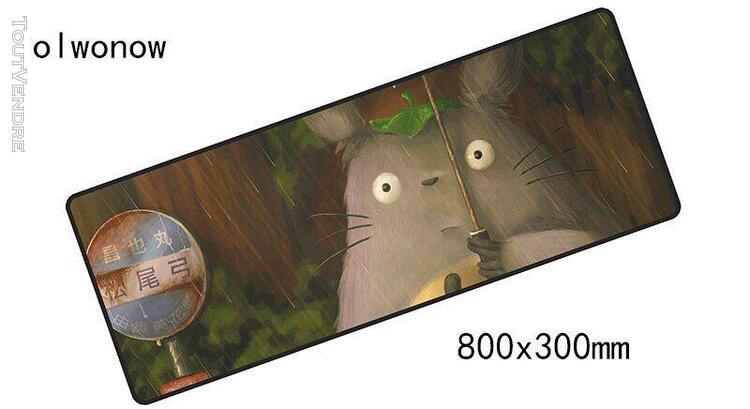 totoro tapis de souris 800x300x3mm tapis de souris ordinateu