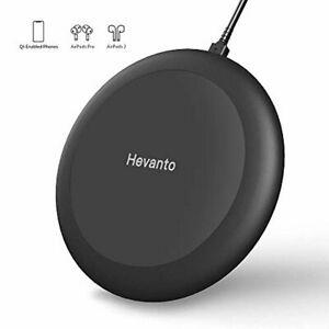 Hevanto chargeur sans fil 15w max output qi chargeur à