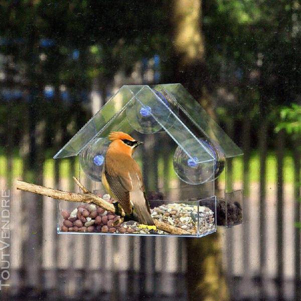 Nouvelle fenêtre créative mangeoires d&#39;oiseaux fenêtre en