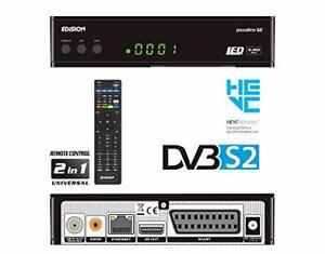 Edision piccollino s2, récepteur full hd, pour dvb-s2 h265