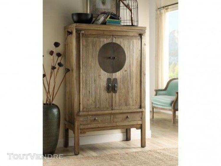 armoire trapano - 2 portes & 2 tiroirs - l.105 cm - bois de