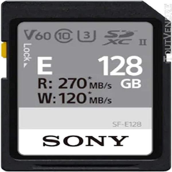 Cartes mémoire sony carte mémoire numérique uhs-ii u3 v60