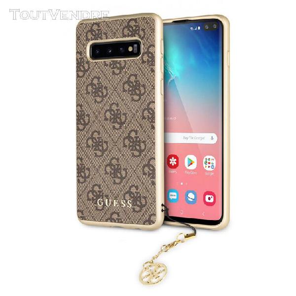 coque guess beige pour samsung s10