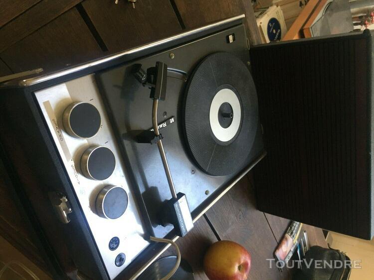 platine tourne disque vintage 33 45 78 tours en etat de marc