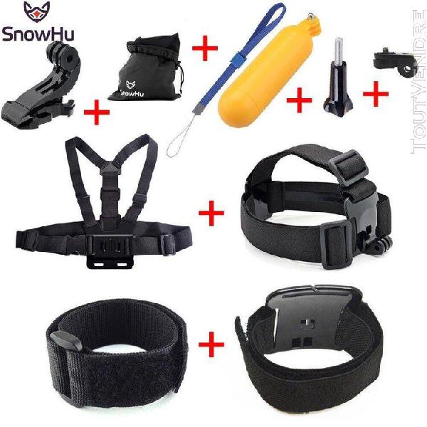 Snowhu pour gopro accessoires set casque harnais poitrine ce