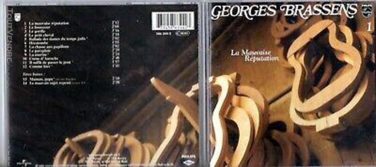 Georges brassens – 1 - la mauvaise réputation cd