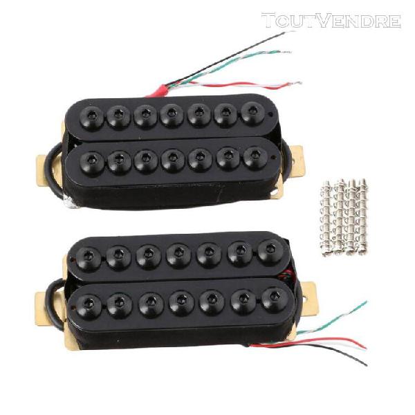 micros guitare humbucker pour guitare Électrique, noir