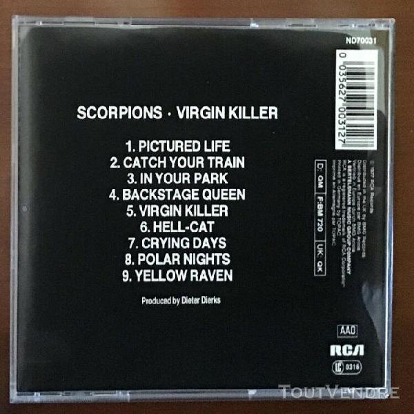 scorpions virgin killer cd