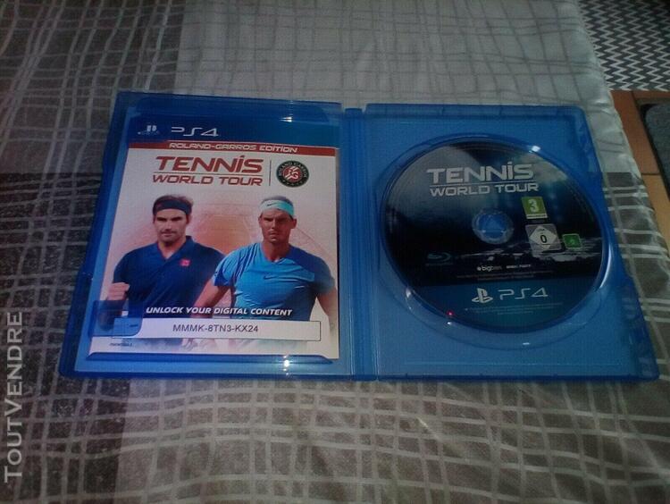 Jeu tennis world tour ps4 très bon état