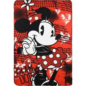 plaid polaire minnie mouse couverture glam dots