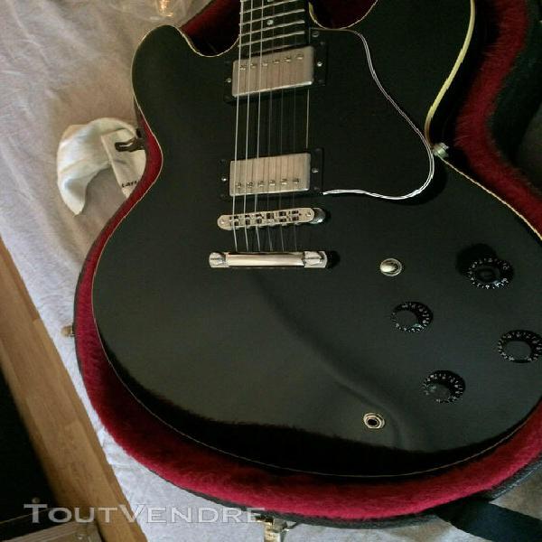 Gibson es-335 studio guitare es335 usa noire années 90