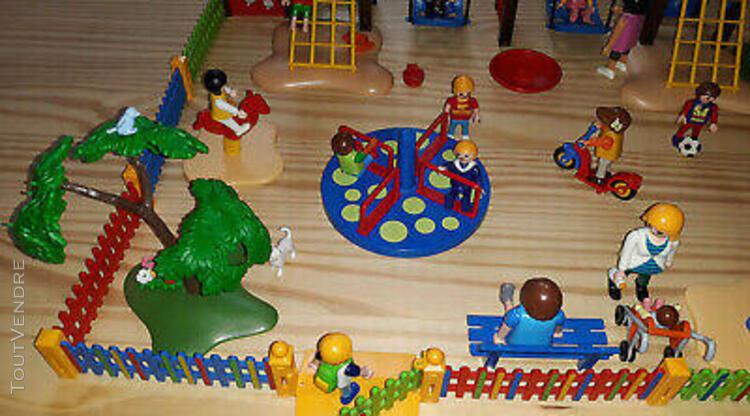 playmobil grand jardin enfants parc terrain de jeux 5612 942